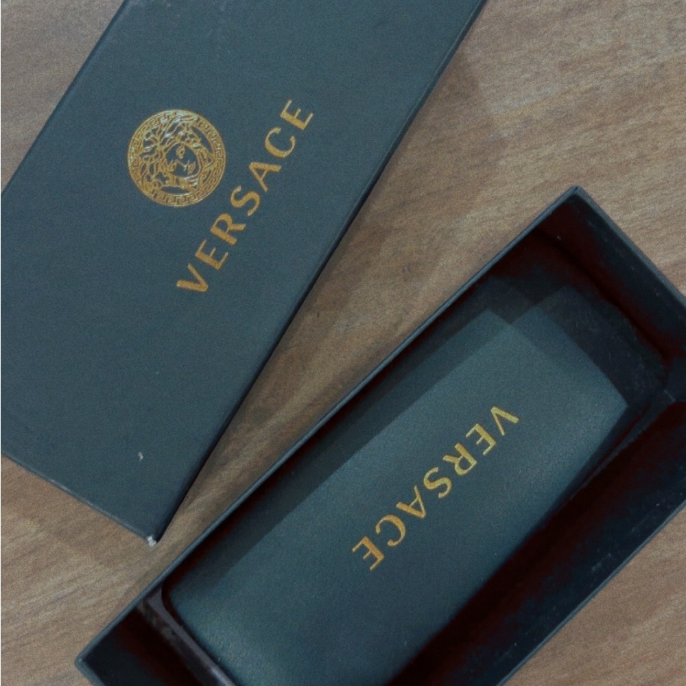 Versace Elegant Gold and Black Eyewear - Picture 2 of 4